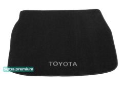 Двошарові килимки Sotra Premium Black для Toyota CH-R (mkI)(з докаткою)(багажник) 2016→ - Фото 1