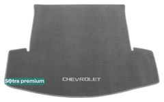 Двошарові килимки Sotra Premium Grey для Chevrolet Captiva (mkI)(складений 3 ряд)(багажник) 2010-2018 - Фото 1
