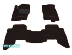 Двошарові килимки Sotra Premium Chocolate для Nissan Pathfinder (mkIII)(R51)(1-2 ряд) 2011-2014