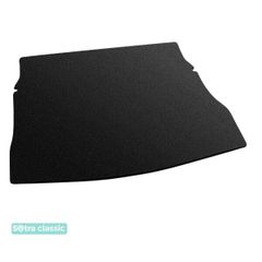 Двошарові килимки Sotra Classic Black для Kia Ceed (mkI)(хетчбек)(багажник) 2006-2012