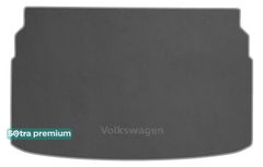 Двошарові килимки Sotra Premium Grey для Volkswagen T-Cross (mkI)(нижній рівень)(багажник) 2019→
