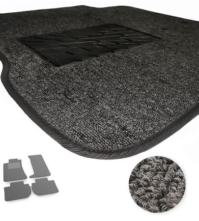 Текстильні килимки Pro-Eco Graphite для Cadillac CTS (mkII)(купе) 2007-2015 - Фото 1