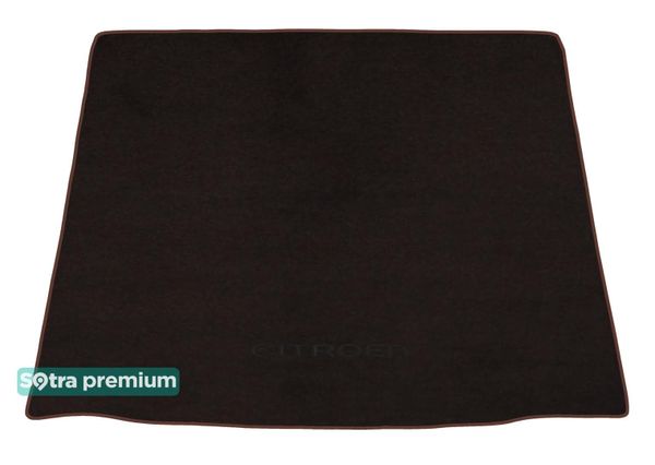 Двошарові килимки Sotra Premium Chocolate для Citroen C5 (mkII)(універсал)(багажник) 2008-2017 - Фото 1