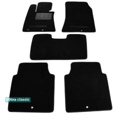 Двошарові килимки Sotra Classic Black для Hyundai Equus (mkII) 2013-2016