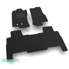 Двошарові килимки Sotra Premium Black для Ford Expedition (mkIII) / Expedition EL (mkIII)(1-2 ряд) 2011-2017