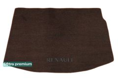 Двошарові килимки Sotra Premium Chocolate для Renault Megane (mkIII)(хетчбек)(багажник) 2008-2016