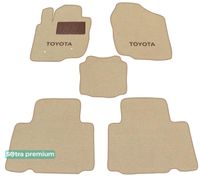 Двухслойные коврики Sotra Premium Beige для Toyota RAV4 (mkIII)(long) 2005-2012 - Фото 1