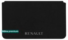 Двошарові килимки Sotra Premium Black для Renault Captur (mkI)(багажник) 2013-2019
