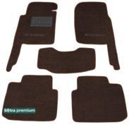 Двошарові килимки Sotra Premium Chocolate для Mitsubishi Pajero (mkII)(3-дв.) 1991-2000 - Фото 1