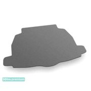 Двошарові килимки Sotra Premium Grey для Toyota CH-R (mkI)(без сабвуфера)(без запаски)(багажник) 2016→ - Фото 1
