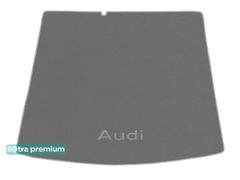 Двошарові килимки Sotra Premium Grey для Audi A4/S4/RS4 (mkII)(B6)(седан)(багажник) 2000-2004