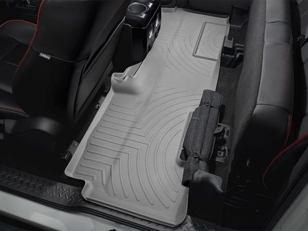 Килимки WeatherTech Grey для Ford F-150 (mkXI)(extended cab)(not full console or no console)(2 row) 2009-2014 - Фото 2