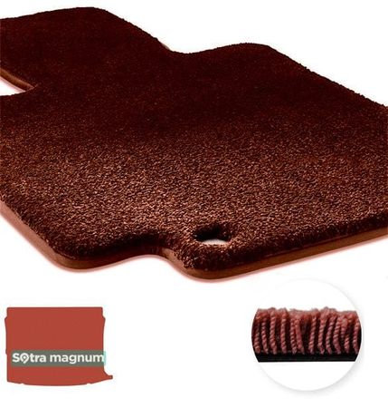 Двошарові килимки Sotra Magnum Red для Volkswagen Taigo (mkI)(верхній рівень)(багажник) 2020→ - Фото 1