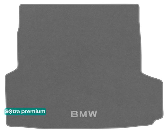 Двошарові килимки Sotra Premium Grey для BMW 3-series (F31)(універсал)(багажник) 2012-2019 - Фото 1