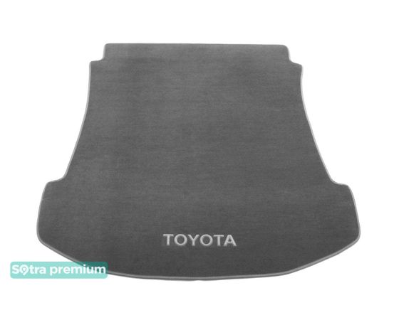 Двошарові килимки Sotra Premium Grey для Toyota Fortuner (mkI)(багажник) 2005-2015 - Фото 1