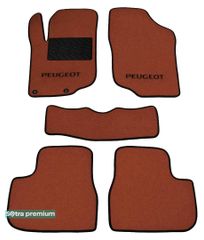 Двошарові килимки Sotra Premium Terracotta для Peugeot 207 (mkI) 2006-2014