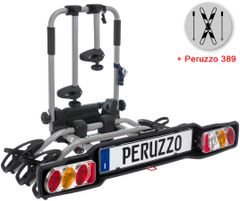 Велокріплення з кріпленням для лиж  Peruzzo 706-3 Parma 3 + 389 Ski & Snowboard Carrier