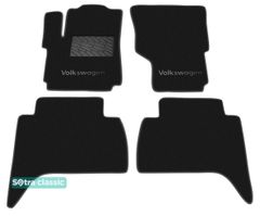 Двухслойные коврики Sotra Classic Black для Volkswagen Amarok (mkI) 2010-2020