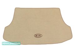 Двухслойные коврики Sotra Premium Beige для Kia Sorento (mkI)(багажник) 2002-2009