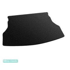 Двухслойные коврики Sotra Classic Black для Geely Emgrand X7 (mkI)(багажник) 2011-2015