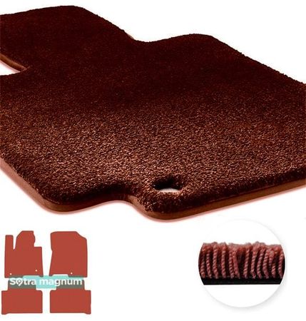 Двошарові килимки Sotra Magnum Red для Kia Sorento (mkIV)(1-2 ряд) 2020→ - Фото 1