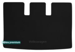 Двошарові килимки Sotra Premium Black для Volkswagen Caravelle (T5;T6)(L1)(багажник) 2003→
