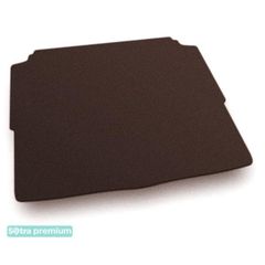 Двухслойные коврики Sotra Premium Chocolate для Opel Grandland (mkI)(нижний уровень)(багажник) 2017→