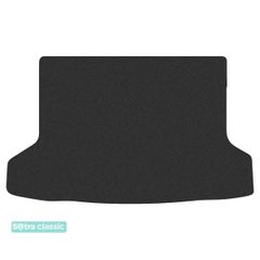 Двошарові килимки Sotra Classic Black для Honda HR-V (mkIII)(повний привід)(із запаскою)(багажник) 2021→