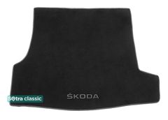 Двухслойные коврики Sotra Classic Grey для Skoda Superb (mkI)(B5)(багажник) 2001-2008