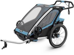 Детская коляска Thule Chariot Sport 2 (Blue-Black) - Фото 1