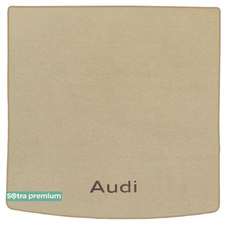 Двошарові килимки Sotra Premium Beige для Audi A4/S4/RS4 (mkIV)(B8)(універсал)(багажник) 2008-2016 - Фото 1