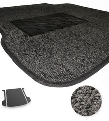 Текстильные коврики Pro-Eco Graphite для Cadillac XT5 (mkI)(с полозьями)(багажник) 2017→