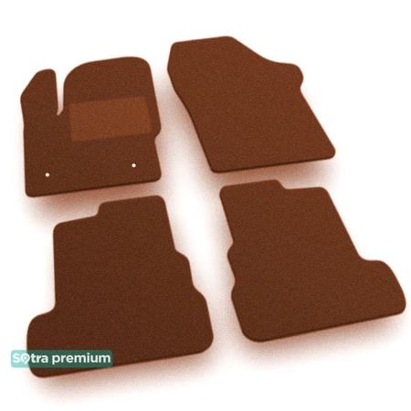 Двошарові килимки Sotra Premium Terracotta для Lincoln МКC (mkI) 2014-2019 - Фото 1