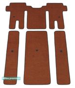 Двошарові килимки Sotra Premium Terracotta для Kia Carnival (mkIII)(2 ряд - 1+1)(3 ряд - 1+1)(2-3 ряд) 2014-2021 - Фото 1