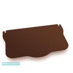 Двухслойные коврики Sotra Premium Chocolate для Toyota Aygo (mkI-mkII)(багажник) 2005-2022