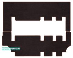 Двошарові килимки Sotra Premium Chocolate для Ford Tourneo Custom (mkI)(одна зсувні двері)(2-3 ряд) 2012-2021