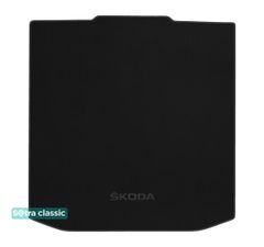 Двухслойные коврики Sotra Classic Black для Skoda Octavia (mkIII)(A7)(универсал)(нижний)(багажник) 2012-2019