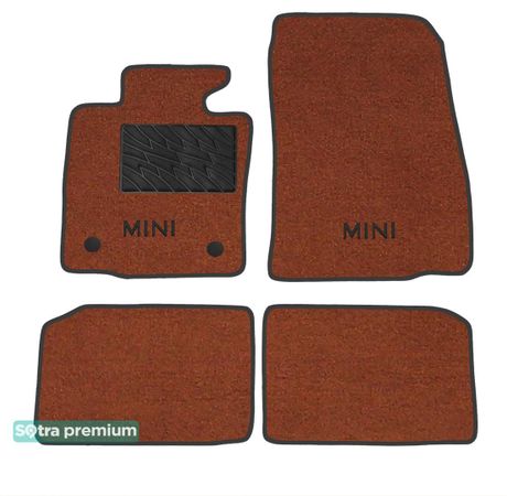 Двошарові килимки Sotra Premium Terracotta для Mini Countryman (mkI)(R60) 2010-2016 - Фото 1