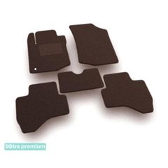 Двухслойные коврики Sotra Premium Chocolate для Toyota Aygo (mkI) 2005-2014