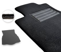 Двошарові килимки Optimal для Ford Mondeo (mkV)(ліфтбек)(с запаской)(багажник) 2014-2022 - Фото 1