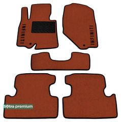 Двошарові килимки Sotra Premium Terracotta для Infiniti EX / QX50 (mkI) 2008-2017