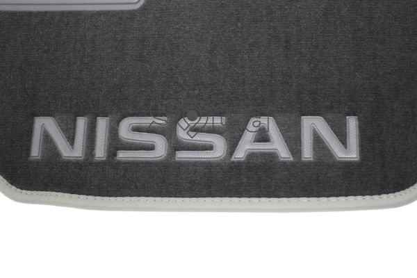 Двошарові килимки Sotra Custom Classic Grey для Nissan Almera Classic (B10) 2006-2012 - Фото 4