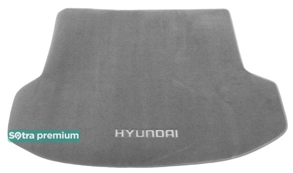 Двошарові килимки Sotra Premium Grey для Hyundai ix35 (mkII)(багажник) 2009-2015 - Фото 1