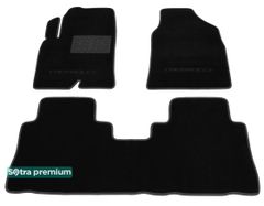 Двухслойные коврики Sotra Premium Graphite для Chevrolet Captiva (mkI)(1-2 ряд) 2010-2018