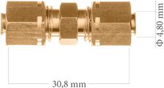 Соединитель тормозных трубок WP 5-600-150 под трубку 4.75 мм