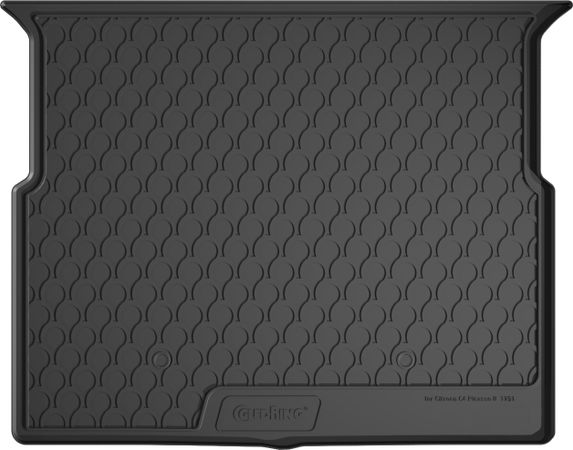 Гумовий килимок у багажник Gledring для Citroen C4 Picasso / C4 Spacetourer (mkII) 2013-2022 (нижній)(багажник із захистом) - Фото 2