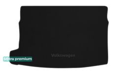 Двухслойные коврики Sotra Premium Graphite для Volkswagen e-Golf (mkVII)(электро)(багажник) 2014-2020