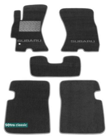 Двошарові килимки Sotra Classic Grey для Subaru Legacy (mkIV) / Outback (mkIII) 2003-2009 - Фото 1