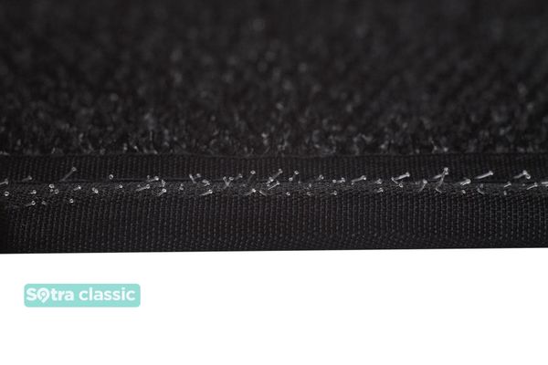 Двошарові килимки Sotra Classic Black для Renault Trafic (mkIII) 2014→; Opel Vivaro (mkIII) 2014-2019; Fiat Talento (mkI) 2016-2020; Nissan NV300 (mkI) / Primastar (mkII)(3 ряд) 2016→ - Фото 3