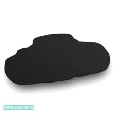 Двухслойные коврики Sotra Premium Black для Kia Optima (mkIII)(LPI)(без заводской защиты газового баллона)(багажник) 2010-2015